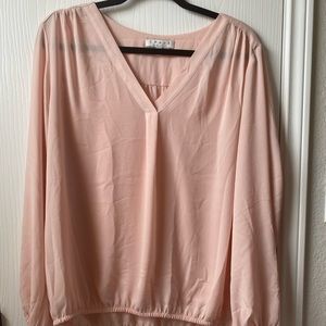 Peach blouse